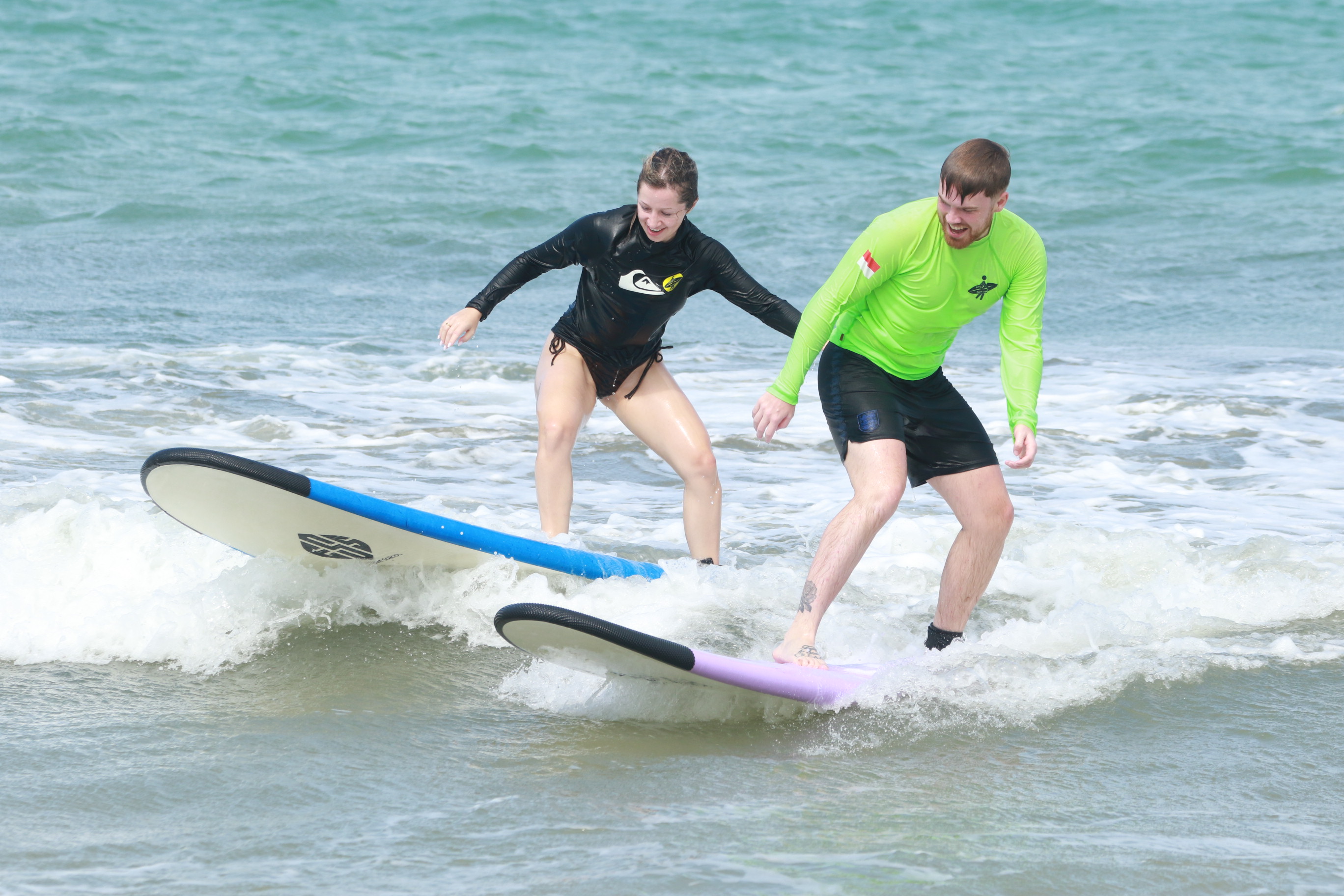 Beginner surf lesson